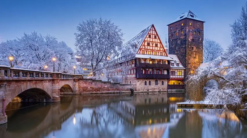nuremberg germany in winter